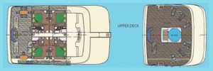 Tip top II Yacht galapagos Deck Plan