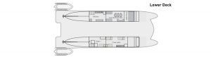 darwin yacht galapagos deck plan