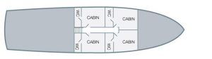 Monserrat yacht galapagos Deck Plan