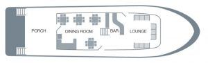 Estrella de Mar Yacht galapagos Deck Plan