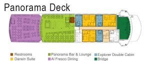 Santa cruz ii cruise galapagos Deck Plan